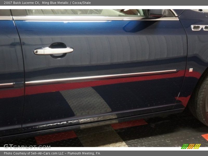 Ming Blue Metallic / Cocoa/Shale 2007 Buick Lucerne CX