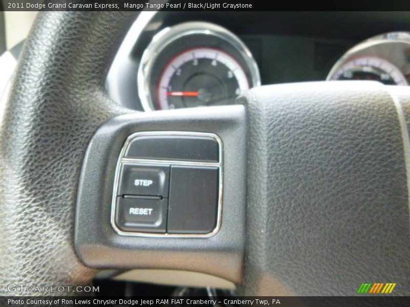 Mango Tango Pearl / Black/Light Graystone 2011 Dodge Grand Caravan Express