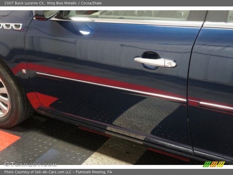 Ming Blue Metallic / Cocoa/Shale 2007 Buick Lucerne CX