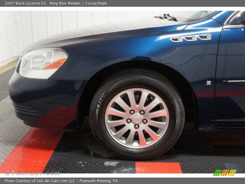 Ming Blue Metallic / Cocoa/Shale 2007 Buick Lucerne CX