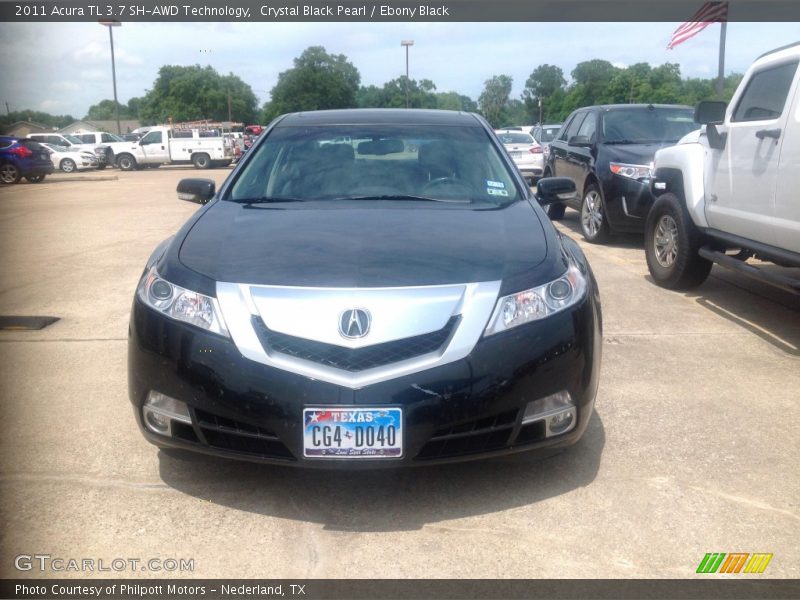 Crystal Black Pearl / Ebony Black 2011 Acura TL 3.7 SH-AWD Technology