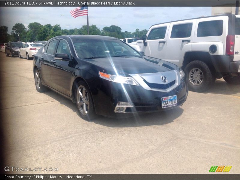 Crystal Black Pearl / Ebony Black 2011 Acura TL 3.7 SH-AWD Technology