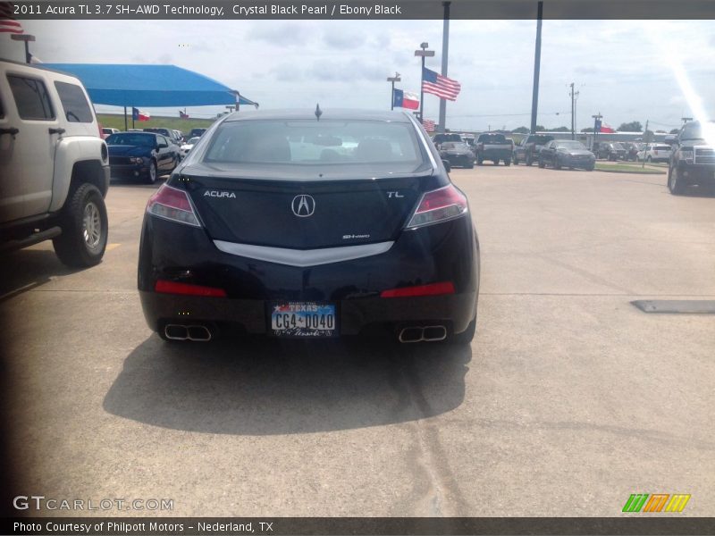 Crystal Black Pearl / Ebony Black 2011 Acura TL 3.7 SH-AWD Technology