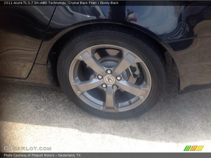 Crystal Black Pearl / Ebony Black 2011 Acura TL 3.7 SH-AWD Technology