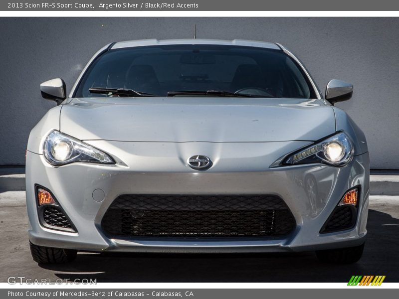 Argento Silver / Black/Red Accents 2013 Scion FR-S Sport Coupe