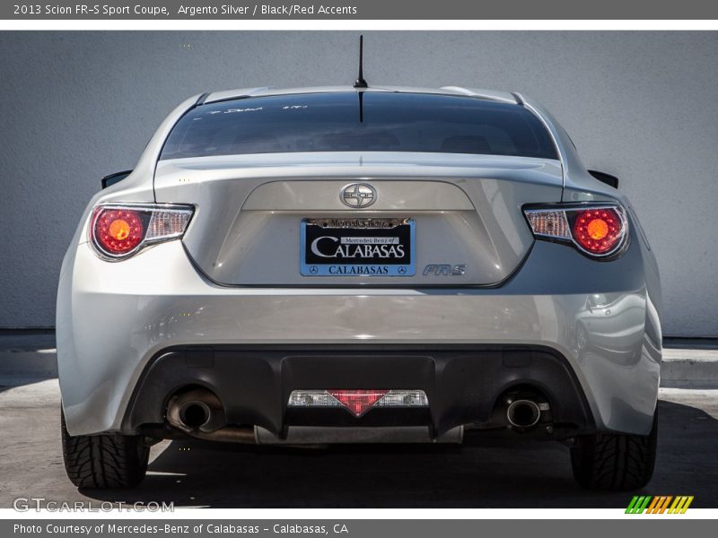 Argento Silver / Black/Red Accents 2013 Scion FR-S Sport Coupe