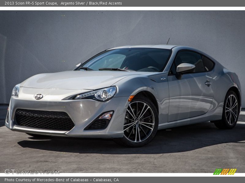 Argento Silver / Black/Red Accents 2013 Scion FR-S Sport Coupe