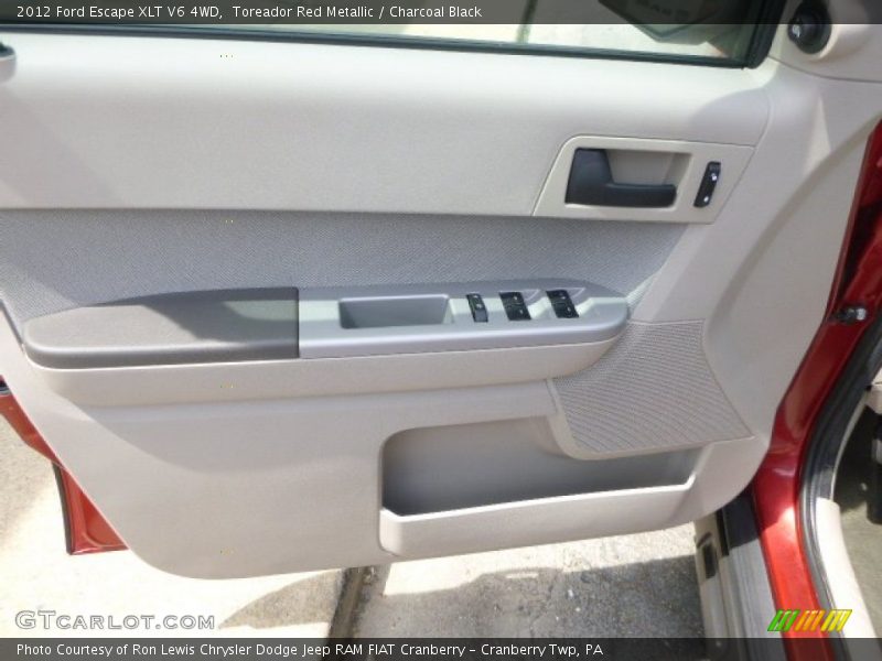 Toreador Red Metallic / Charcoal Black 2012 Ford Escape XLT V6 4WD