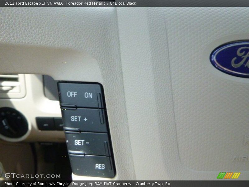 Toreador Red Metallic / Charcoal Black 2012 Ford Escape XLT V6 4WD