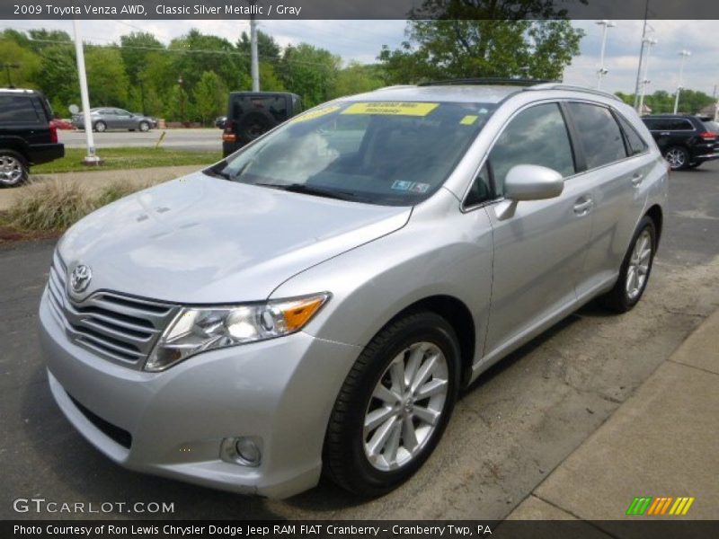 Classic Silver Metallic / Gray 2009 Toyota Venza AWD