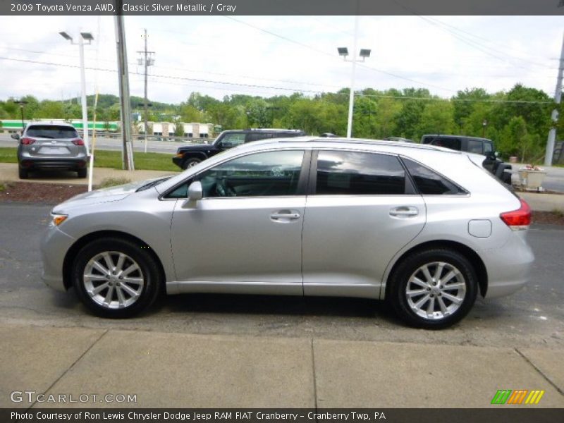 Classic Silver Metallic / Gray 2009 Toyota Venza AWD