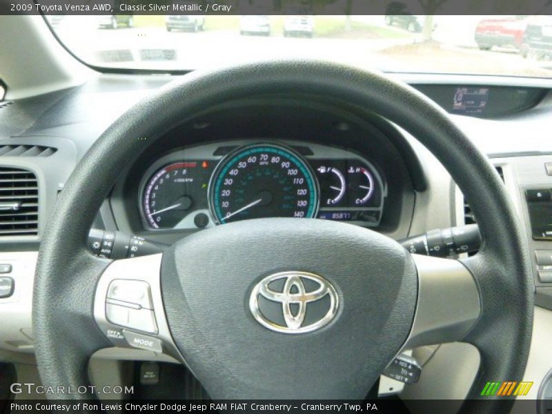 Classic Silver Metallic / Gray 2009 Toyota Venza AWD