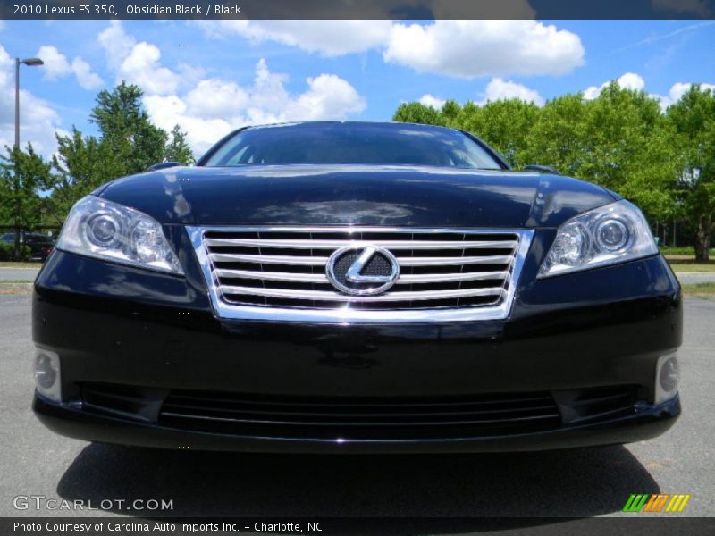 Obsidian Black / Black 2010 Lexus ES 350
