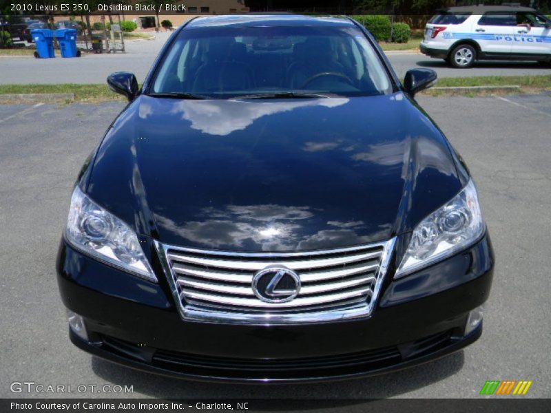 Obsidian Black / Black 2010 Lexus ES 350