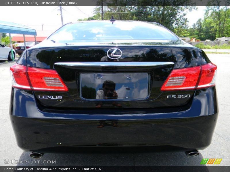 Obsidian Black / Black 2010 Lexus ES 350