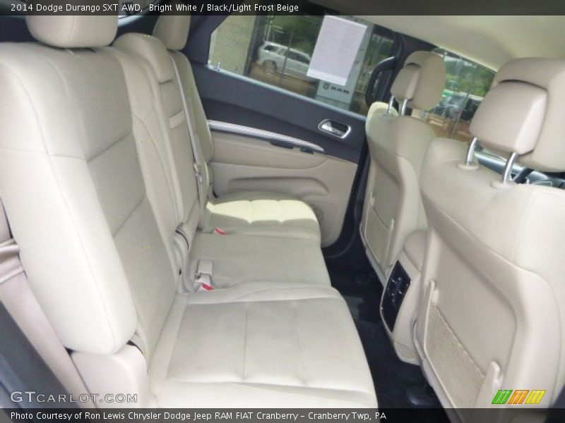 Bright White / Black/Light Frost Beige 2014 Dodge Durango SXT AWD