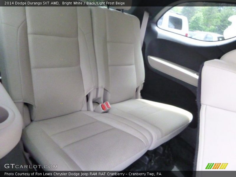 Bright White / Black/Light Frost Beige 2014 Dodge Durango SXT AWD