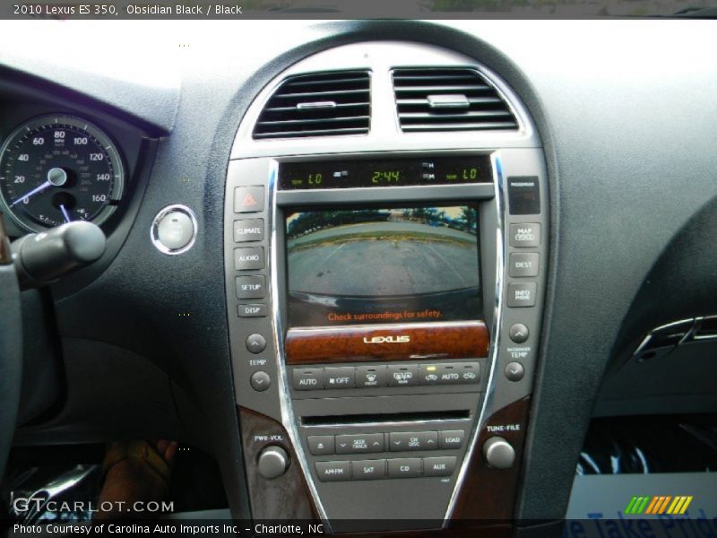 Obsidian Black / Black 2010 Lexus ES 350