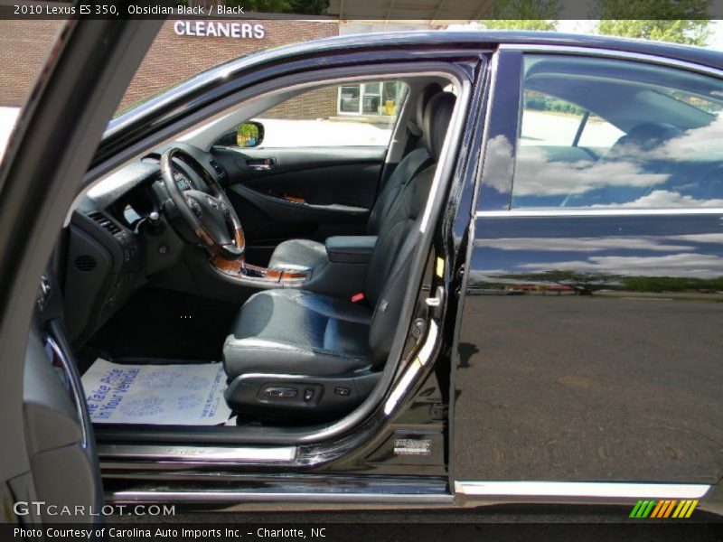 Obsidian Black / Black 2010 Lexus ES 350