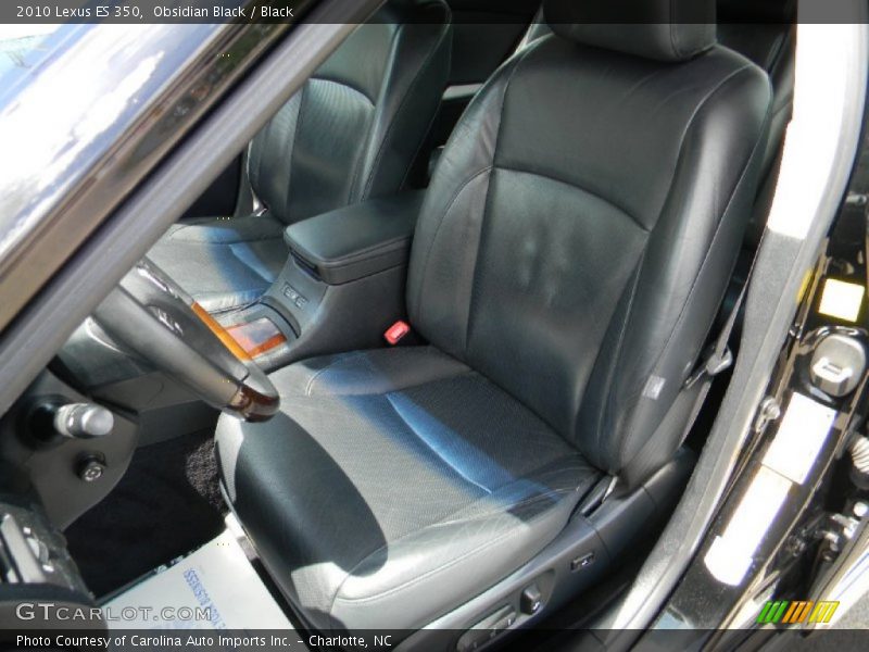 Obsidian Black / Black 2010 Lexus ES 350
