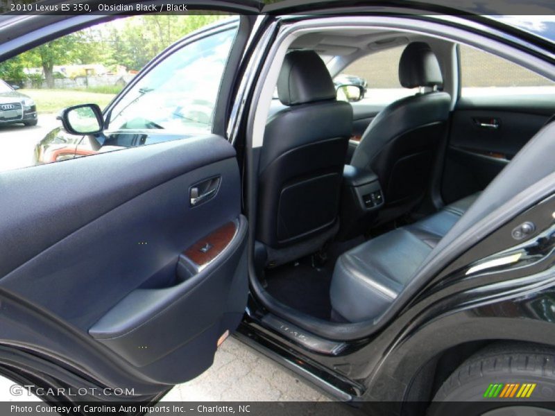 Obsidian Black / Black 2010 Lexus ES 350