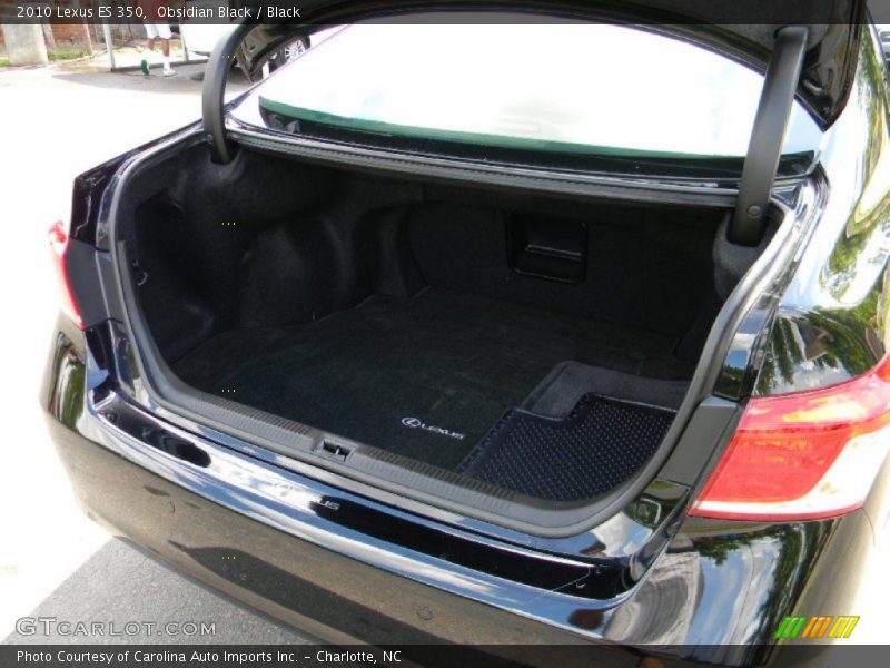 Obsidian Black / Black 2010 Lexus ES 350