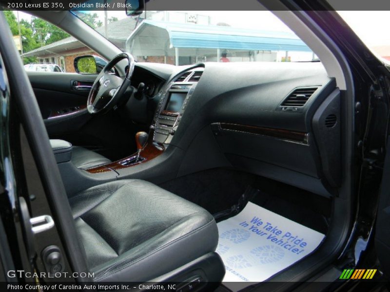 Obsidian Black / Black 2010 Lexus ES 350