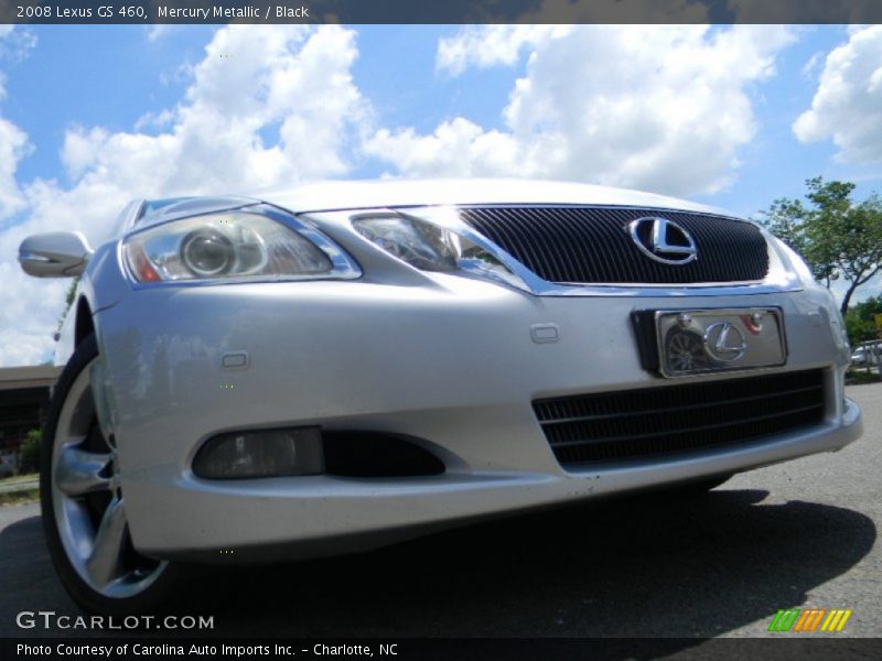 Mercury Metallic / Black 2008 Lexus GS 460