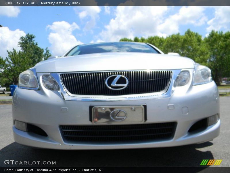 Mercury Metallic / Black 2008 Lexus GS 460
