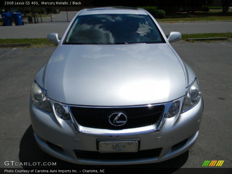 Mercury Metallic / Black 2008 Lexus GS 460