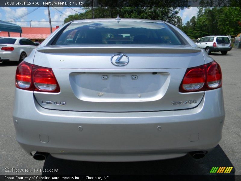 Mercury Metallic / Black 2008 Lexus GS 460