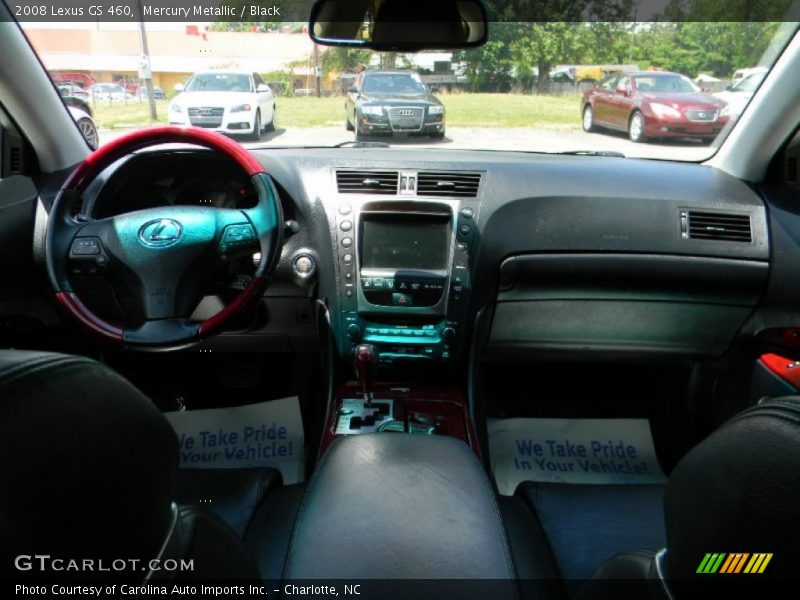 Mercury Metallic / Black 2008 Lexus GS 460