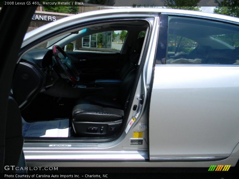 Mercury Metallic / Black 2008 Lexus GS 460