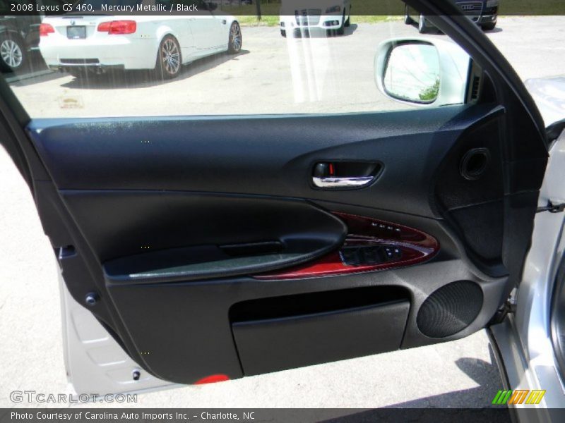 Mercury Metallic / Black 2008 Lexus GS 460