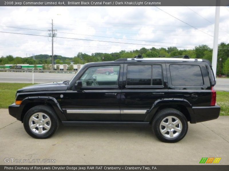  2008 Commander Limited 4x4 Brilliant Black Crystal Pearl