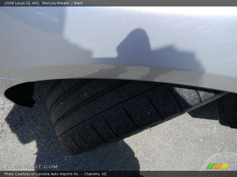 Mercury Metallic / Black 2008 Lexus GS 460