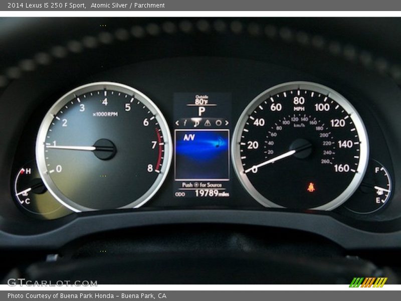 Atomic Silver / Parchment 2014 Lexus IS 250 F Sport