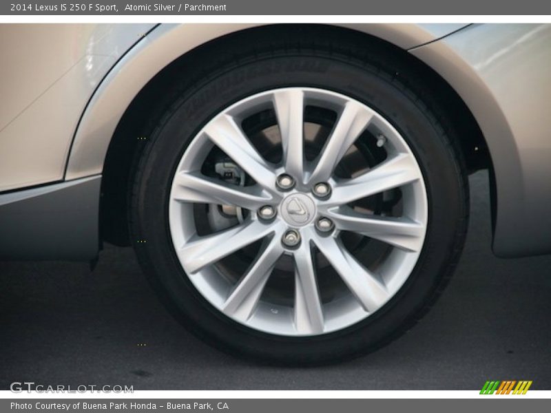 Atomic Silver / Parchment 2014 Lexus IS 250 F Sport