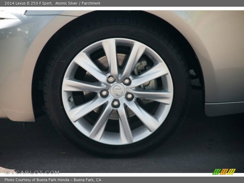 Atomic Silver / Parchment 2014 Lexus IS 250 F Sport
