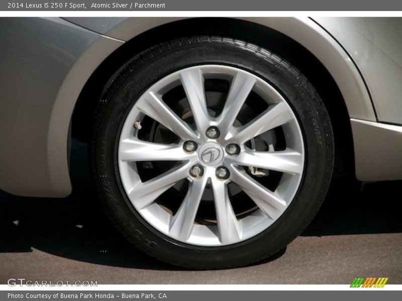 Atomic Silver / Parchment 2014 Lexus IS 250 F Sport