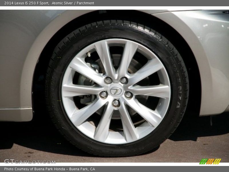 Atomic Silver / Parchment 2014 Lexus IS 250 F Sport