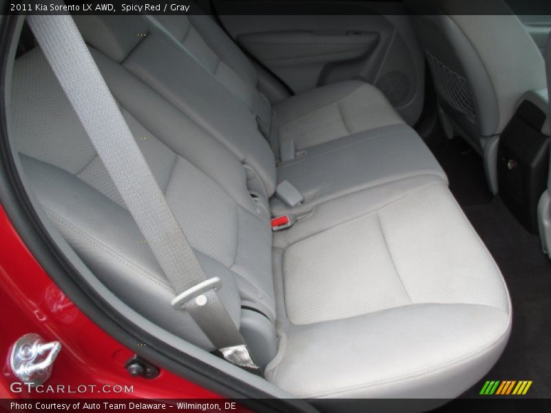 Spicy Red / Gray 2011 Kia Sorento LX AWD