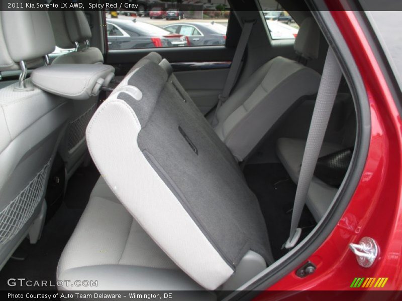 Spicy Red / Gray 2011 Kia Sorento LX AWD