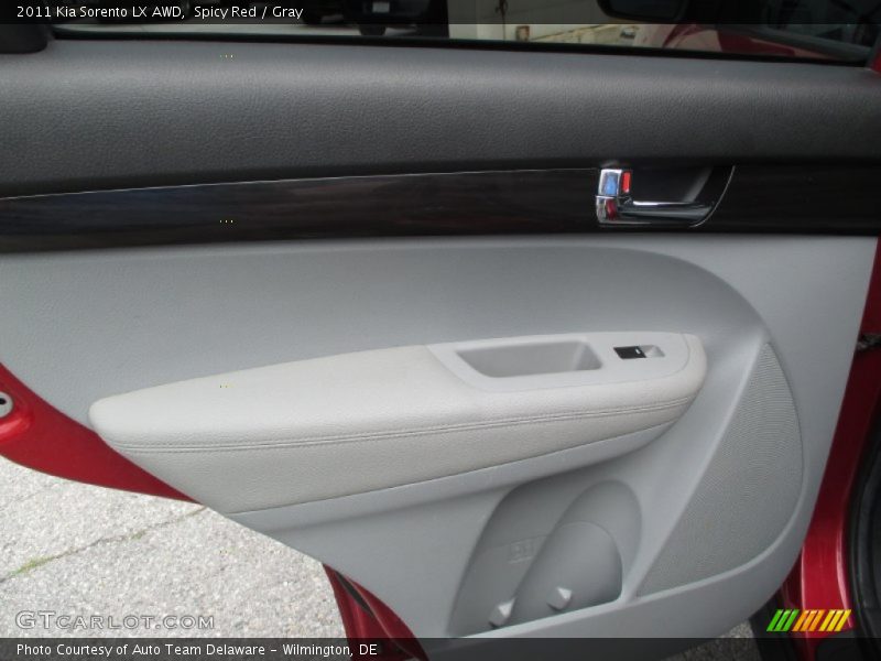 Spicy Red / Gray 2011 Kia Sorento LX AWD