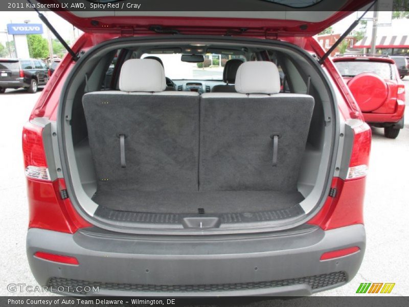 Spicy Red / Gray 2011 Kia Sorento LX AWD