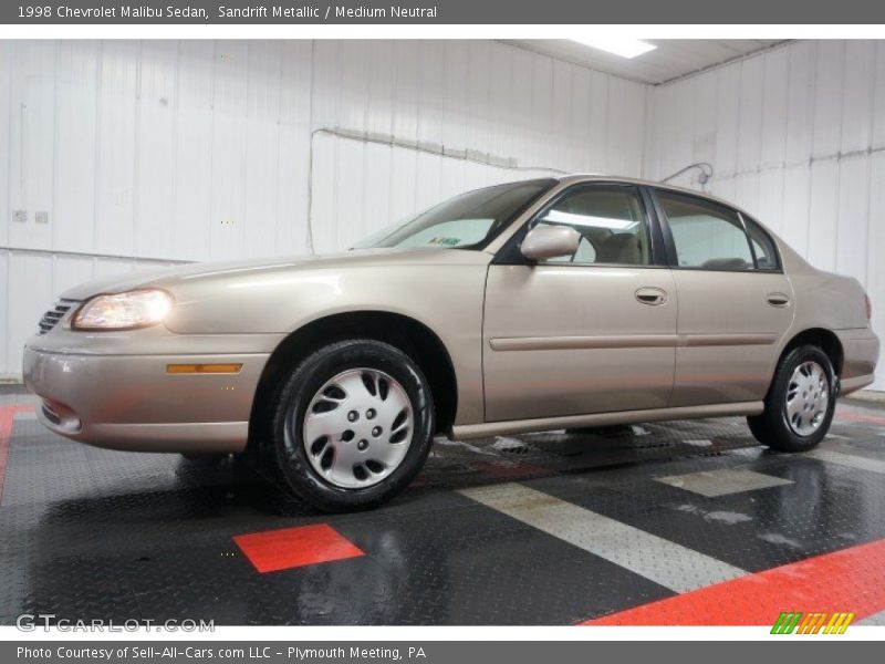 Sandrift Metallic / Medium Neutral 1998 Chevrolet Malibu Sedan