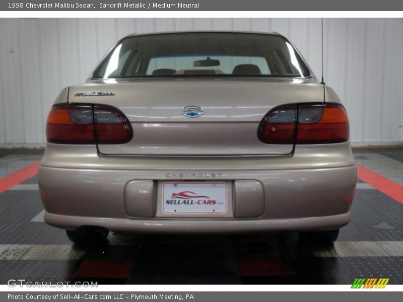 Sandrift Metallic / Medium Neutral 1998 Chevrolet Malibu Sedan