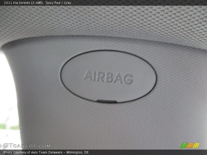 Spicy Red / Gray 2011 Kia Sorento LX AWD