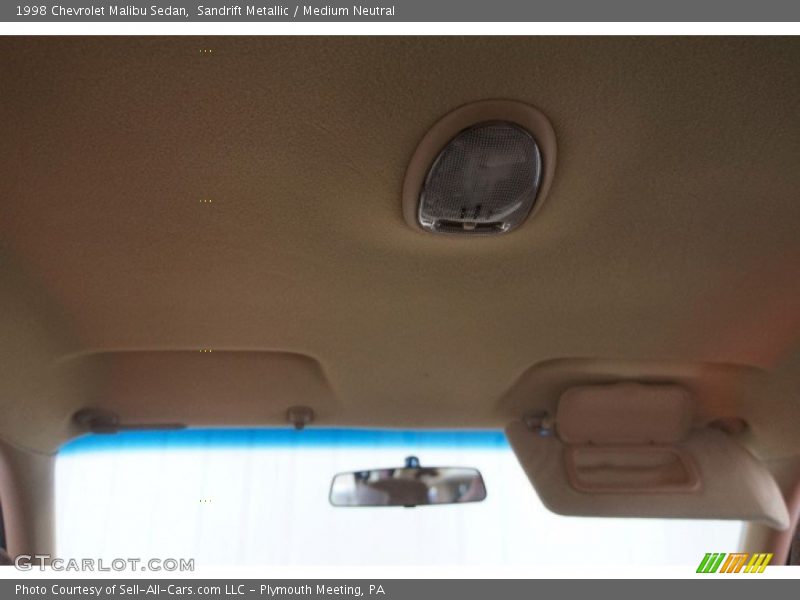 Sandrift Metallic / Medium Neutral 1998 Chevrolet Malibu Sedan
