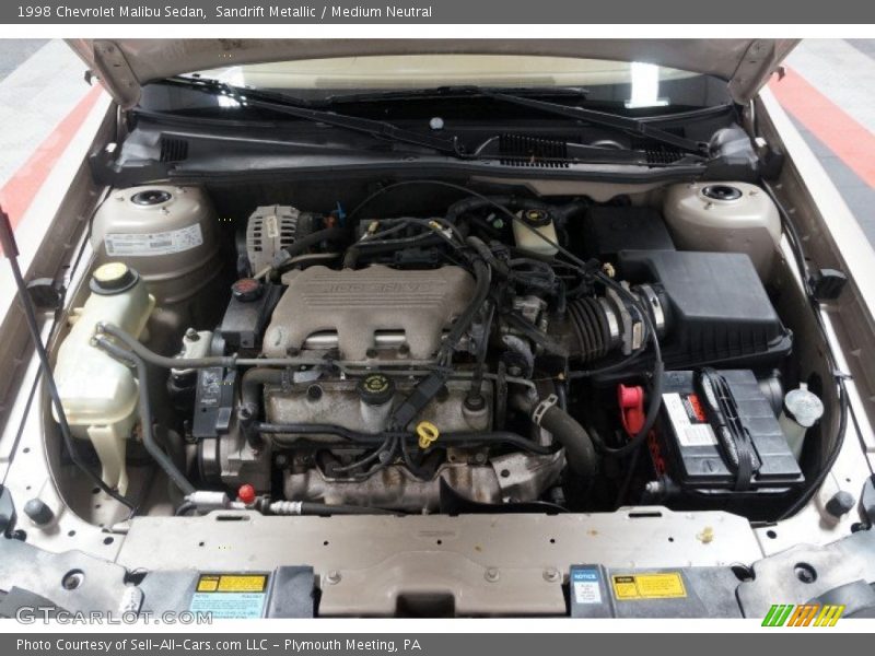 Sandrift Metallic / Medium Neutral 1998 Chevrolet Malibu Sedan